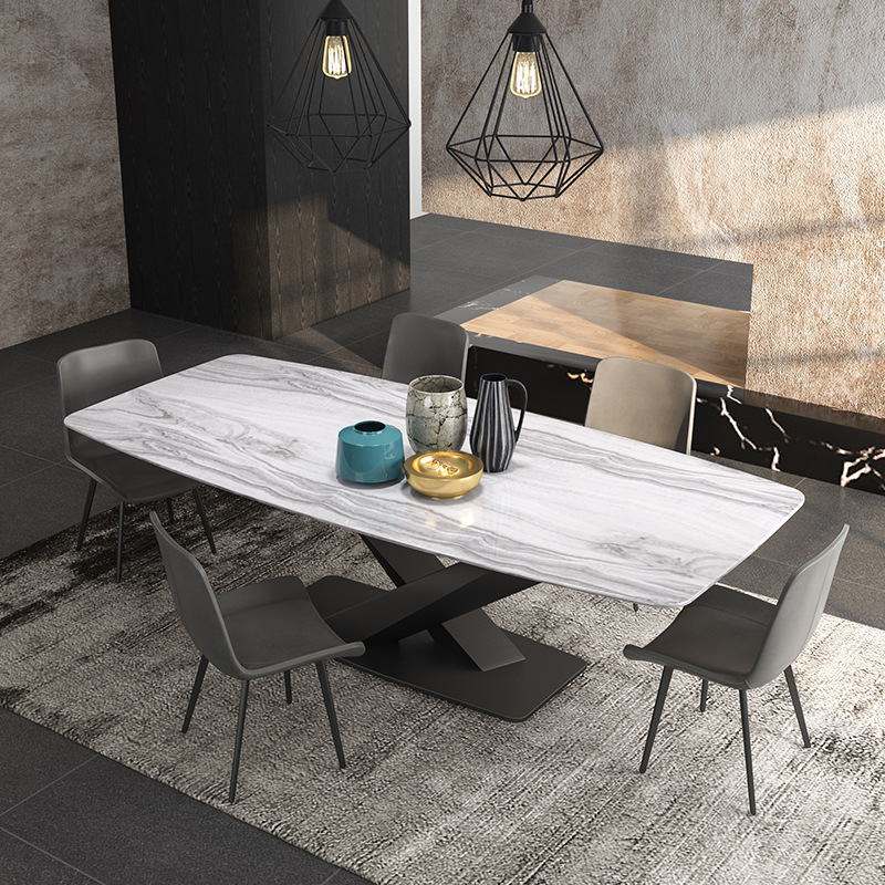 Italian modern style Ceramic dining table | ceramic top dining table